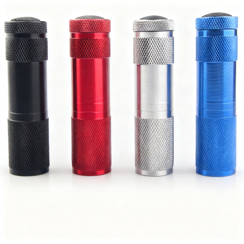 UV flashlight with aluminum housing