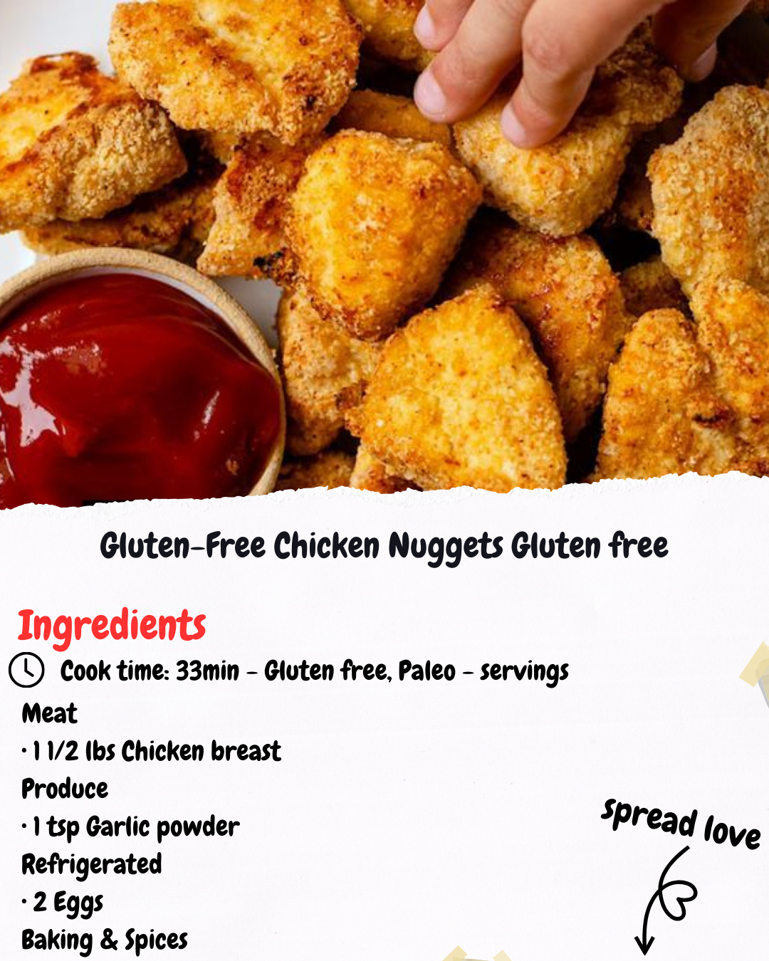 Gluten-Free Chicken Nuggets Gluten free