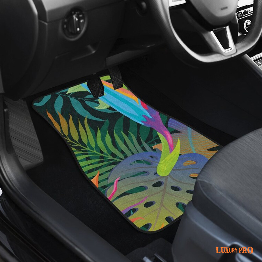 4-Piece Car Floor Mats, 2 Front Mats Included