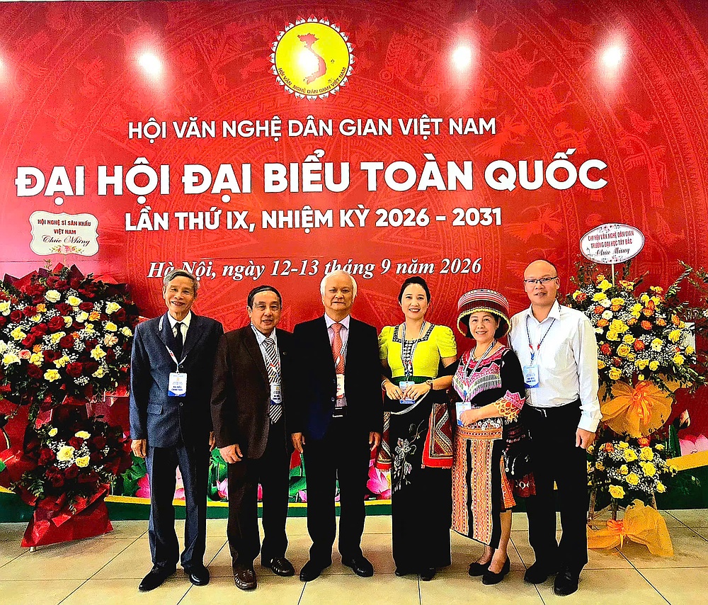 Đoàn đại biểu chi hội Văn nghệ dân gian Trường Đại học Tây Bắc tham dự Đại hội đại biểu toàn quốc hội Văn nghệ dân gian Việt Nam lần thứ IX, nhiệm kỳ 2026-2031