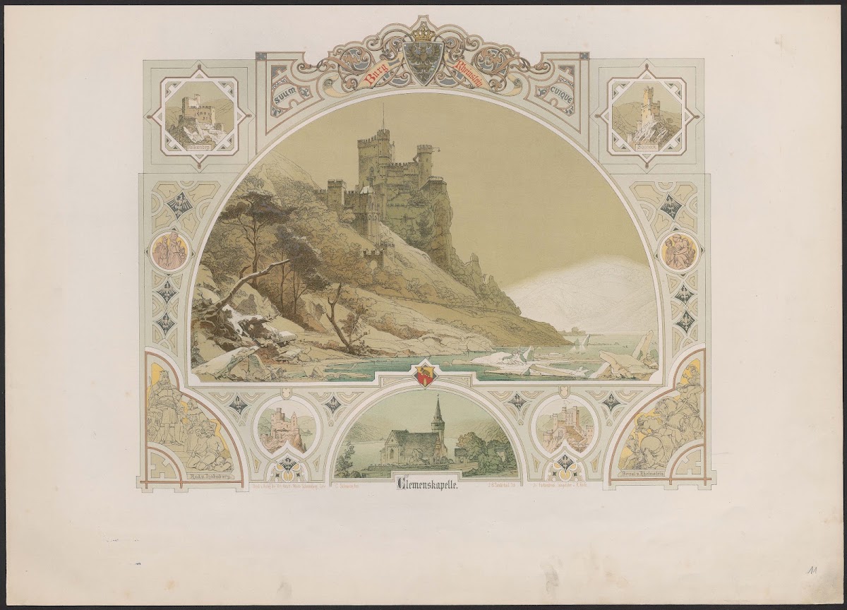 Burg Rheinstein 1880 1883