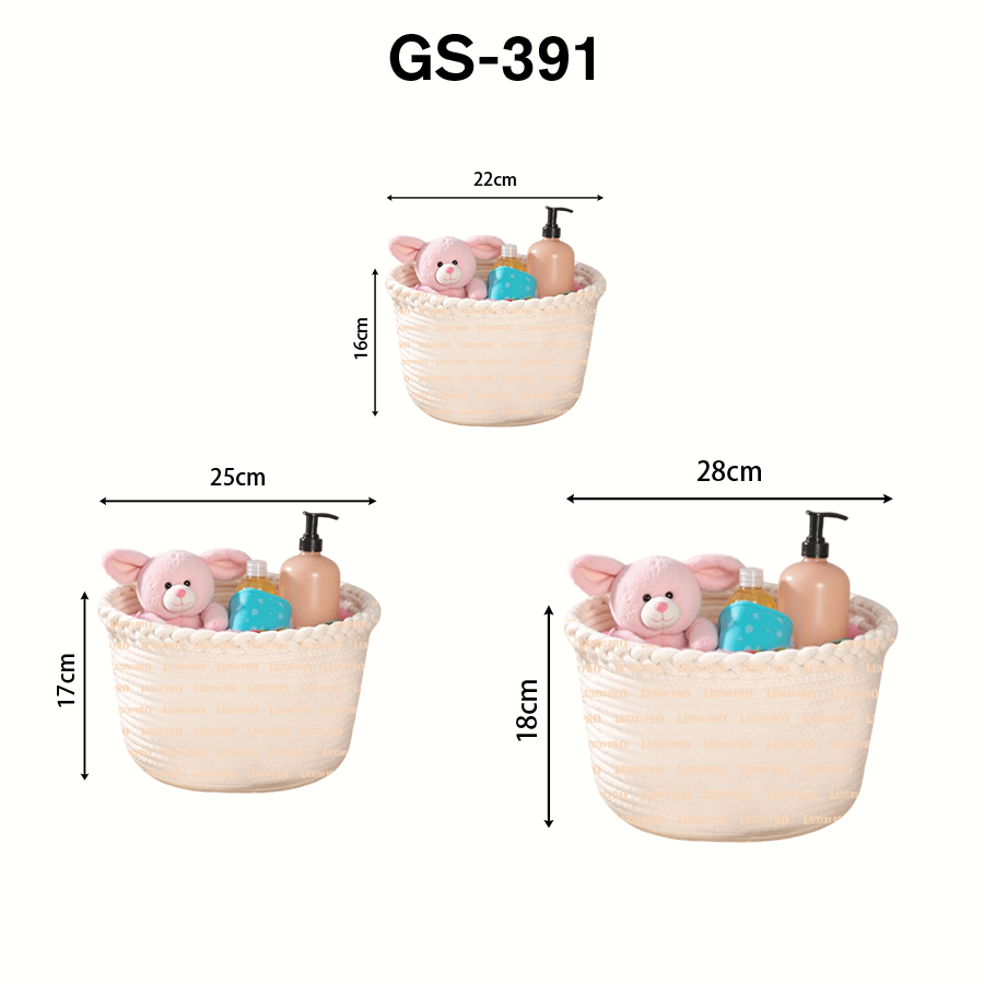 Twisted Edge Storage Basket - GS-391