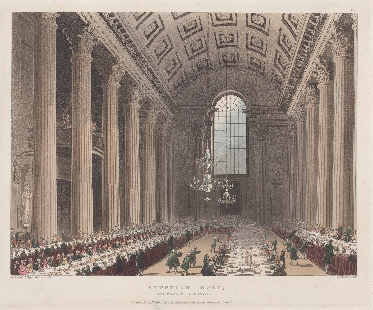 Egyptian Hall Mansion House 1809