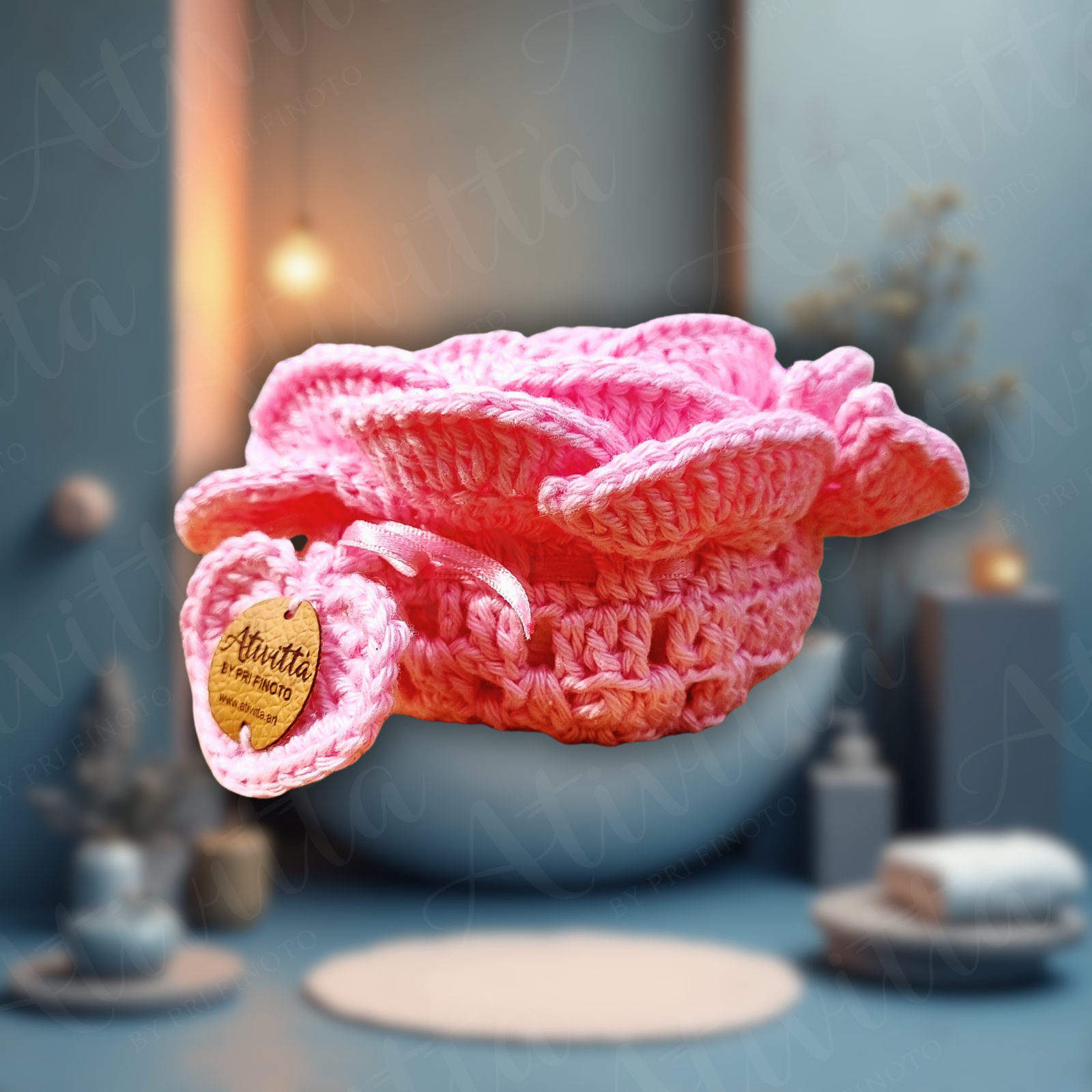 Sachê Porta-Sabonete em Crochê