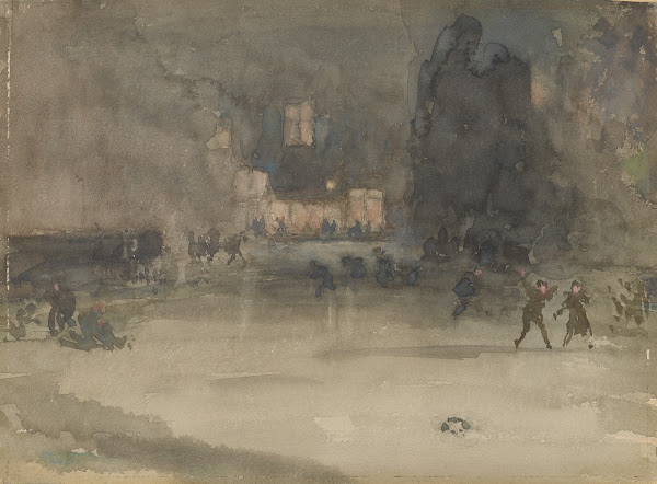 Nocturne Amsterdam in Winter 1882