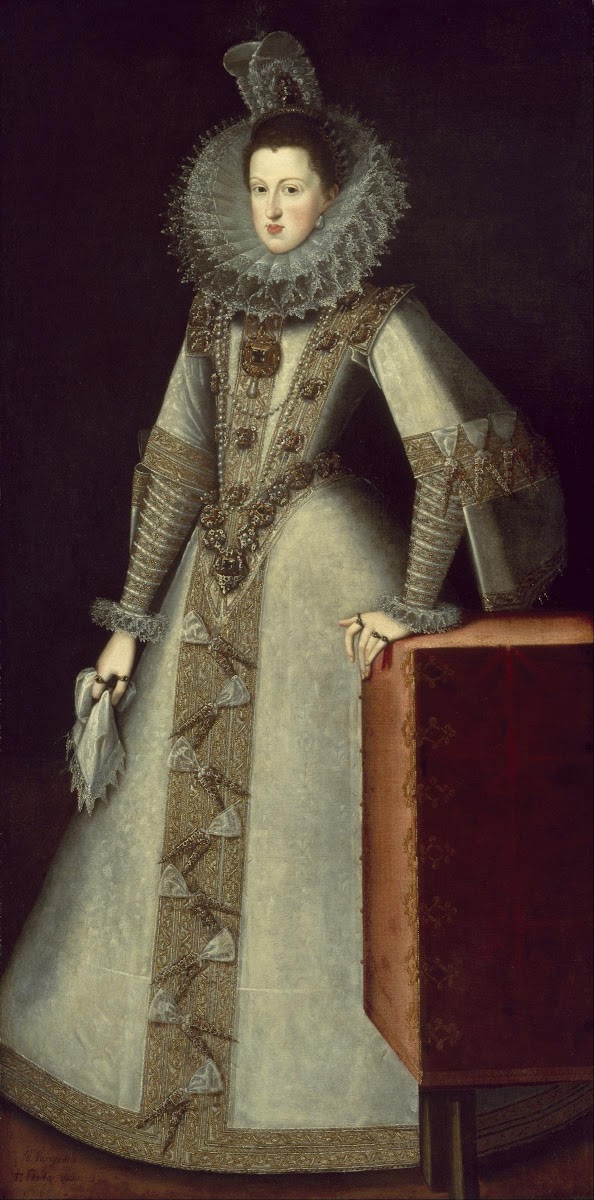 Portrait of Margaret of Austria 1584 1611 Queen of Spain 1605