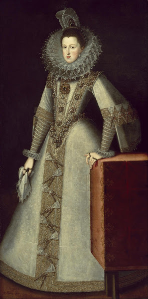 Portrait of Margaret of Austria 1584 1611 Queen of Spain 1605