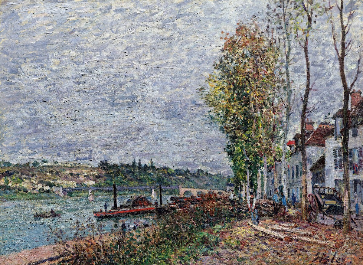 Jour De BrouillardÀ Saint Mammès 1880