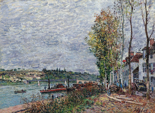Jour De BrouillardÀ Saint Mammès 1880