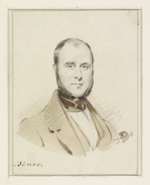Portret van Daniel Adolphe Robert Jones 1841