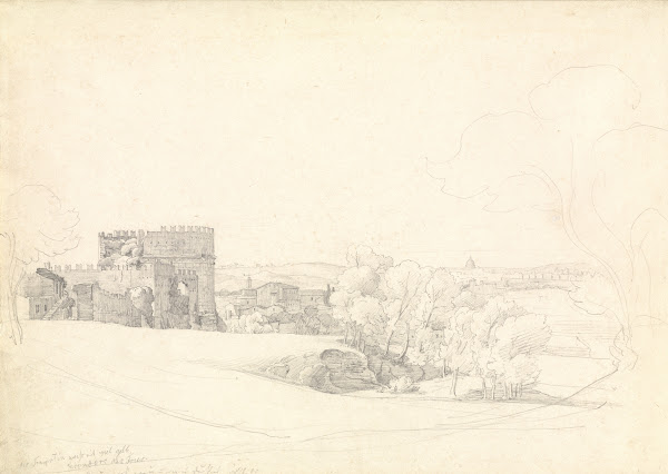 Via Appia Antica with the Tomb of Cecilia Metella 1824
