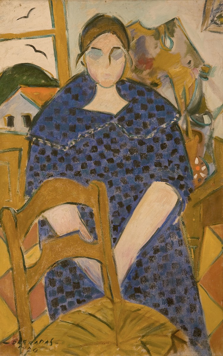 Pilar retrato de su esposa 1920