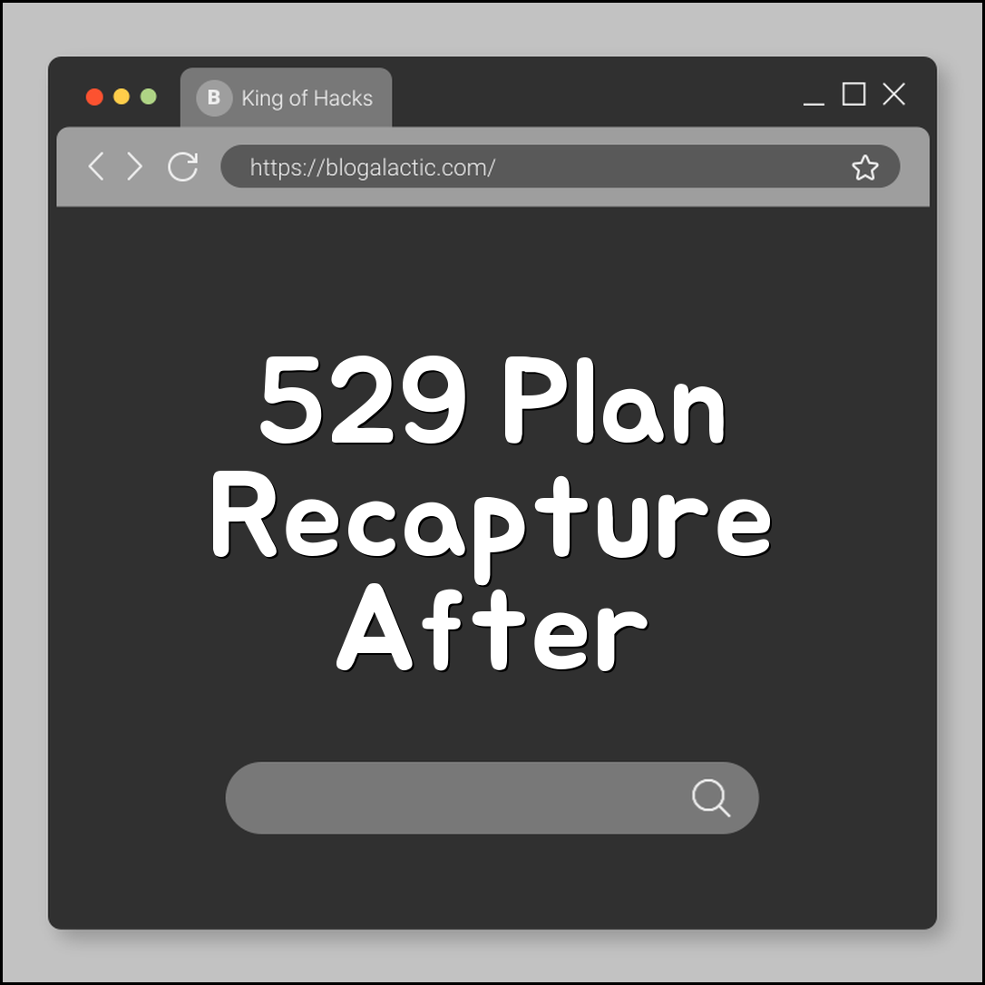 529 plan recapture scenarios after student withdrawal (refund, taxability)