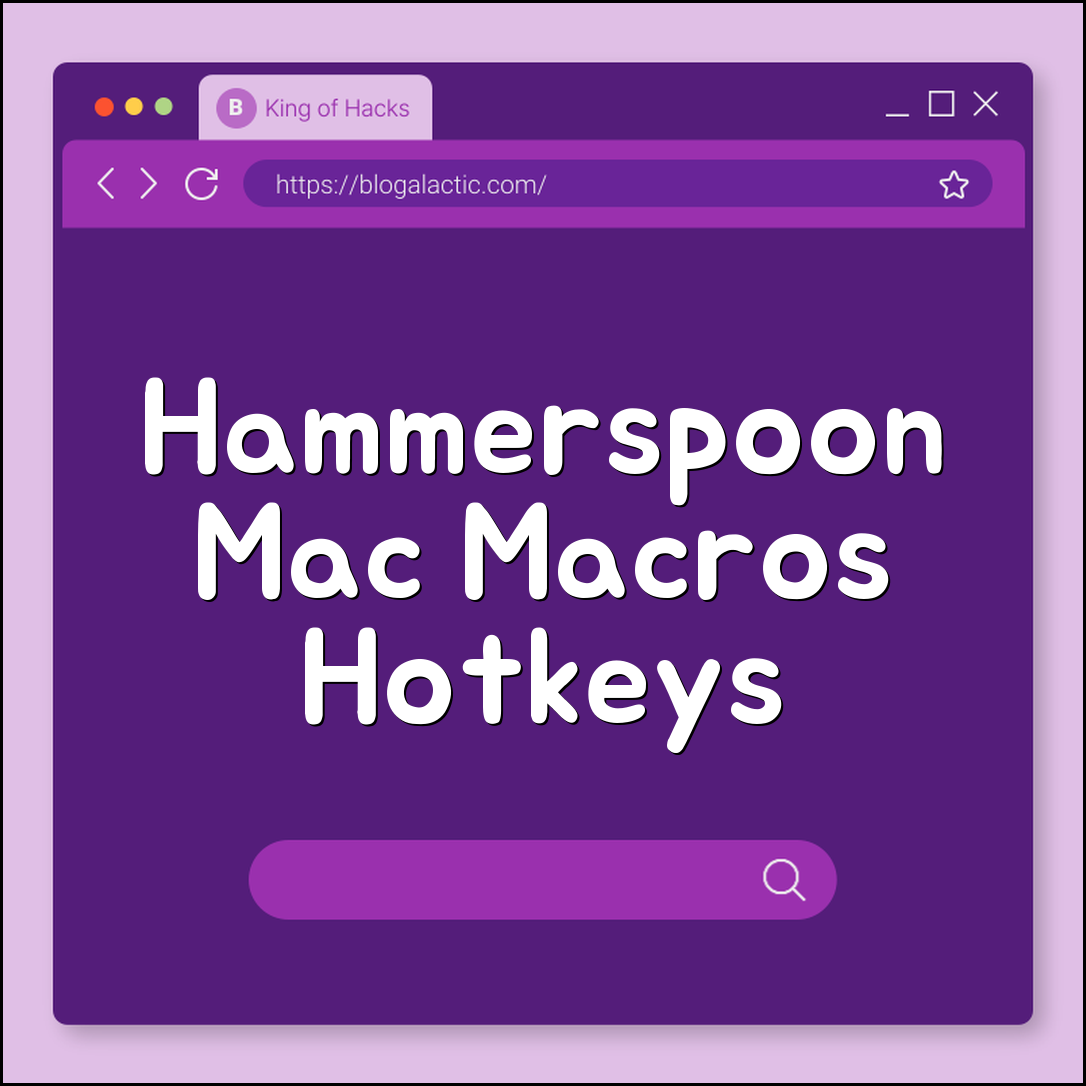 Hammerspoon Lua macros for mac-power users (window, hotkeys, scripts)