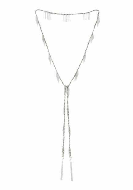 Лариат с бахромой SILVER