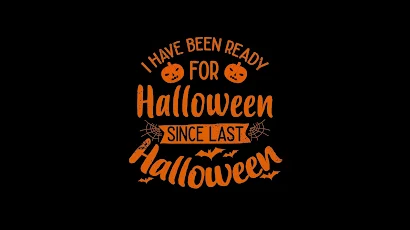 Halloween Quotes 5K Wallpaper Background