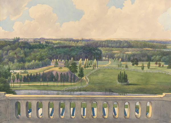 Boschbeek  Groenendaal View from Turret towards the Dunes and Spenrode