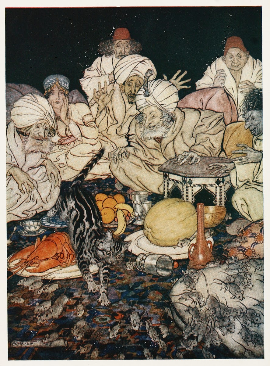 When Puss saw the rats and mice she didnt wait to be told 1927