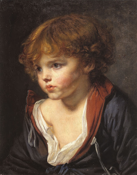 Petit Garçon blond à la chemise ouverte 1760