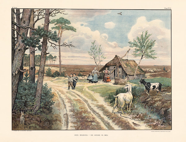 Een bezoek  De heide in mei 1910