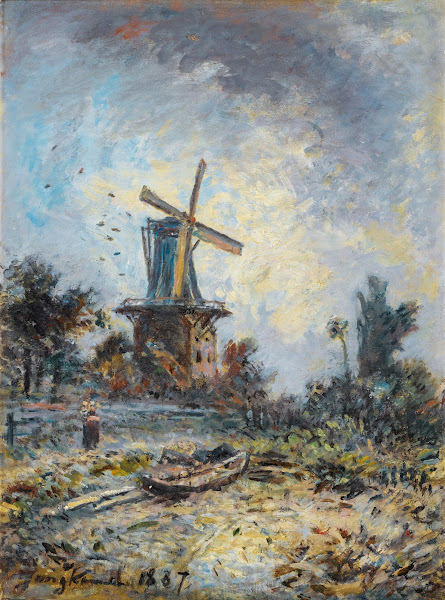 Windmill In Dordrecht 1887
