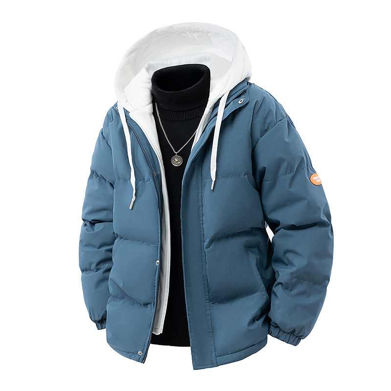 Modische Herren-Steppjacke in Fake-Layer-Optik
