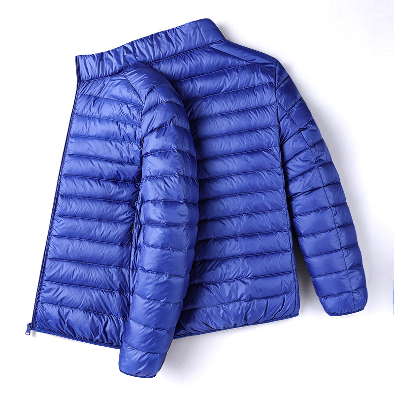 Men's padded jacket, lightweight, short, lined