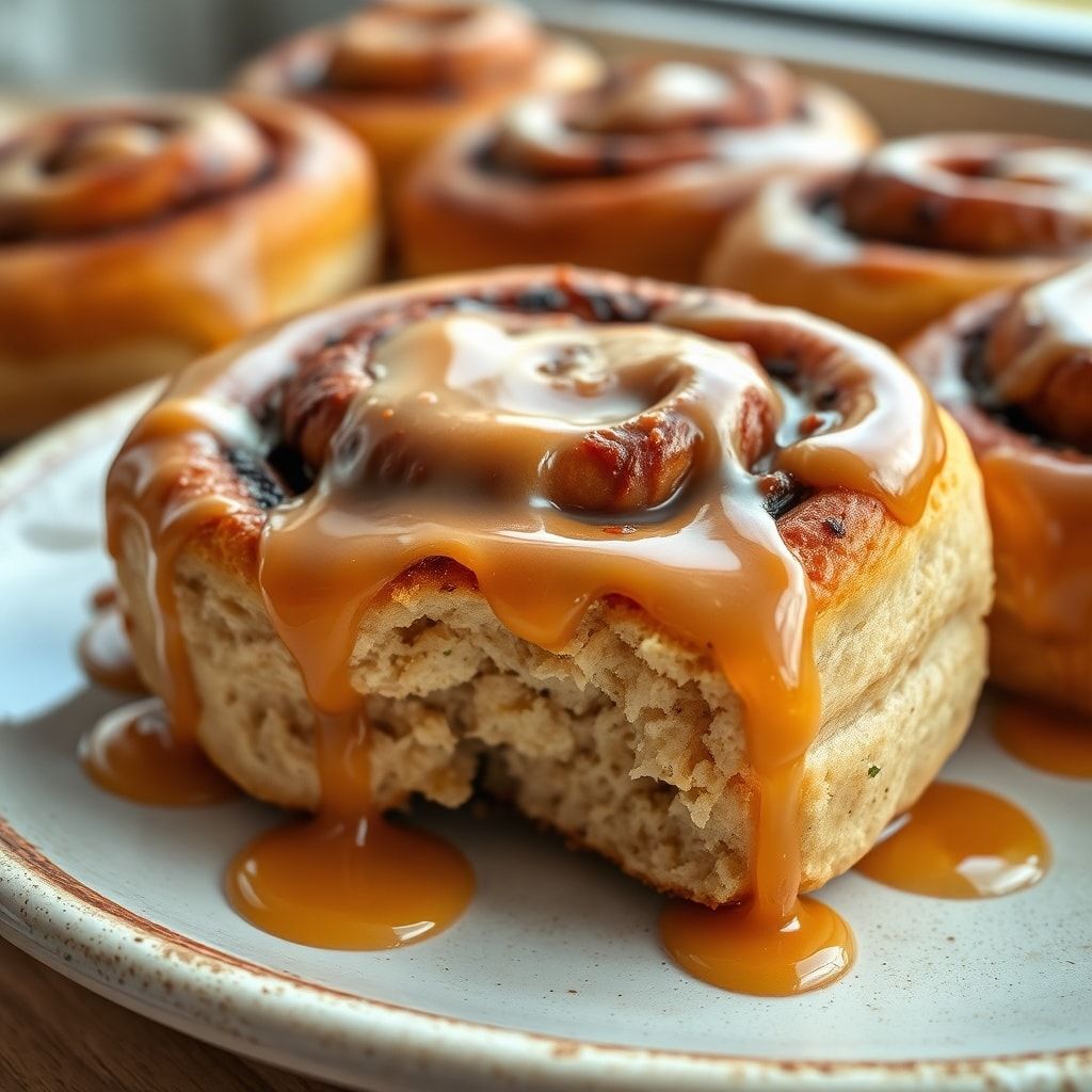 Easy Biscoff Cinnamon Rolls with Gooey Cookie Butter Glaze – 40-Minute Breakfast Treat finished