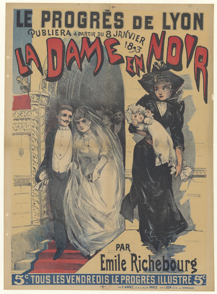 Le Progrès de Lyon publiera à partir du 8 janvier 1893 la Dame en noir par Emile