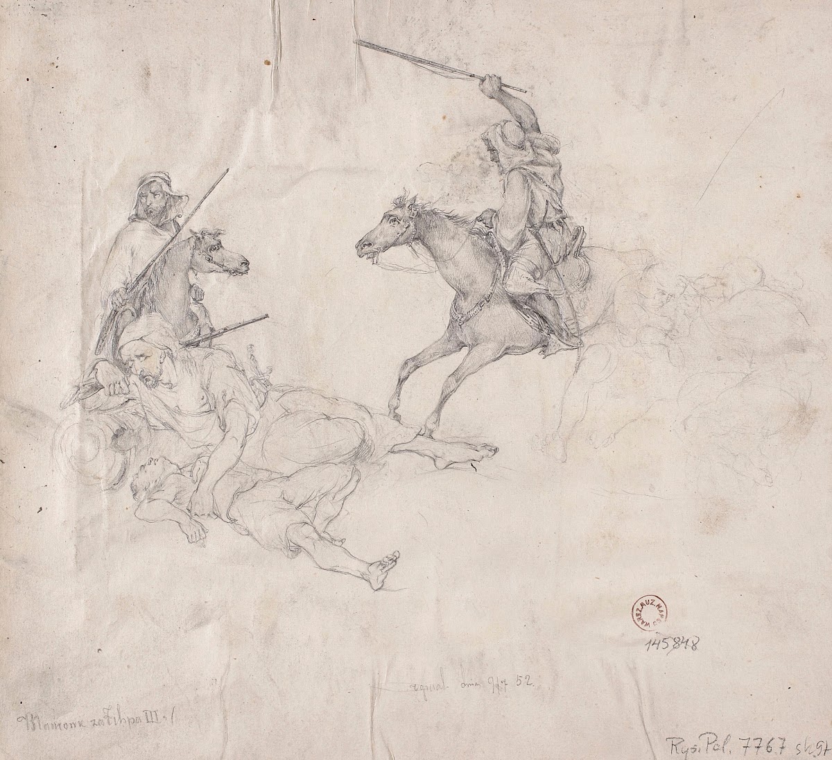 Studies of Arabian warriors  tracing from the composition Moors in the times of