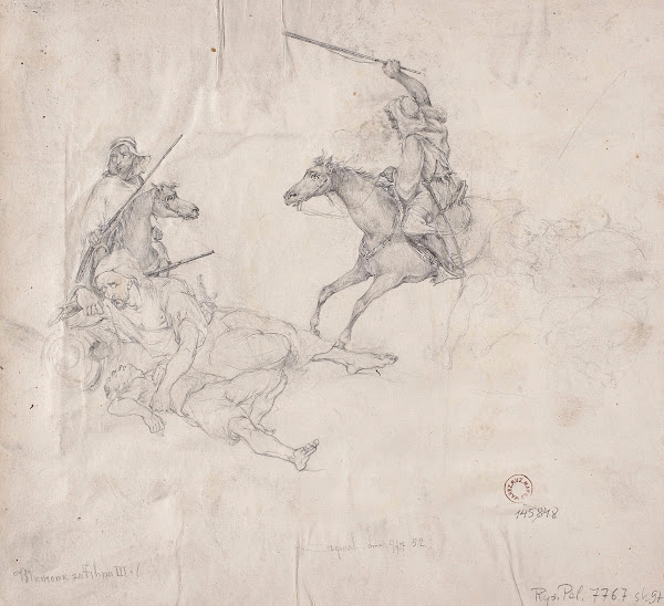 Studies of Arabian warriors  tracing from the composition Moors in the times of