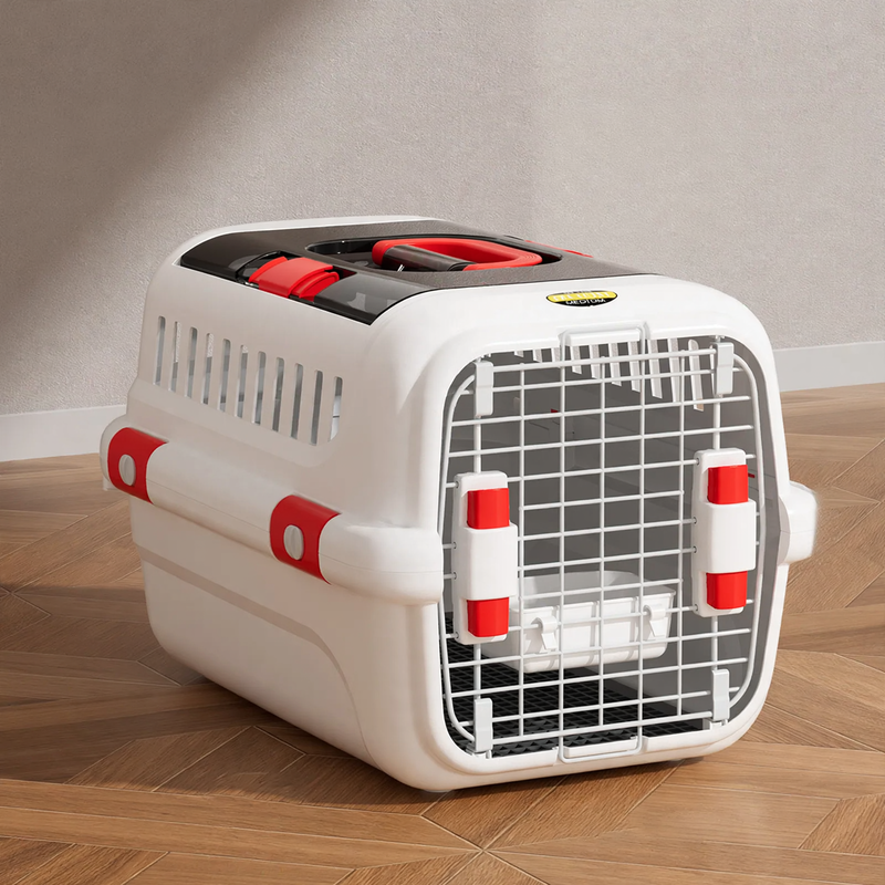 Pet transport box, PP, with window