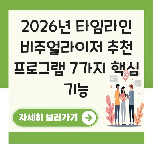 타임라인 비주얼라이저 추천 프로그램