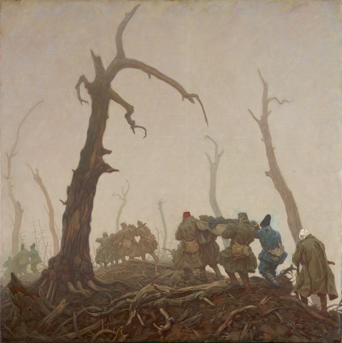 Verwundetentransport 1916