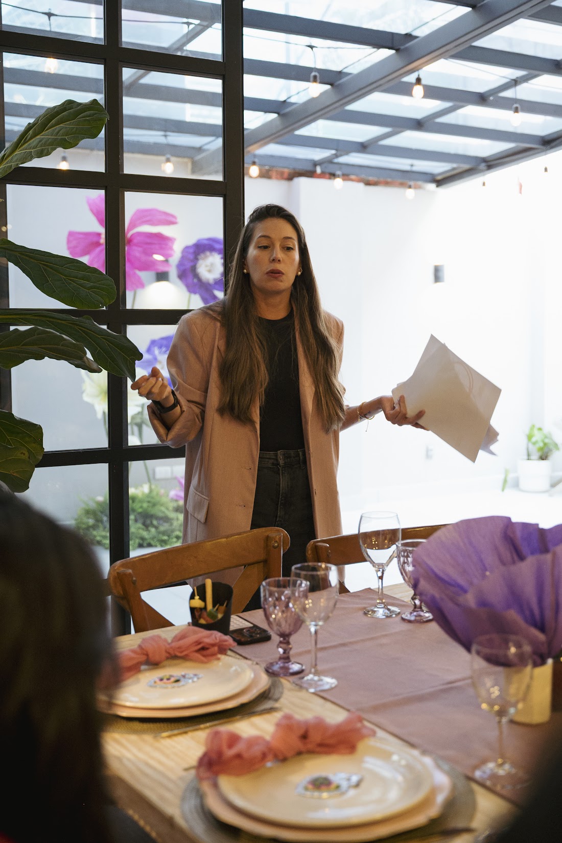 Mariel facilitating a workshop