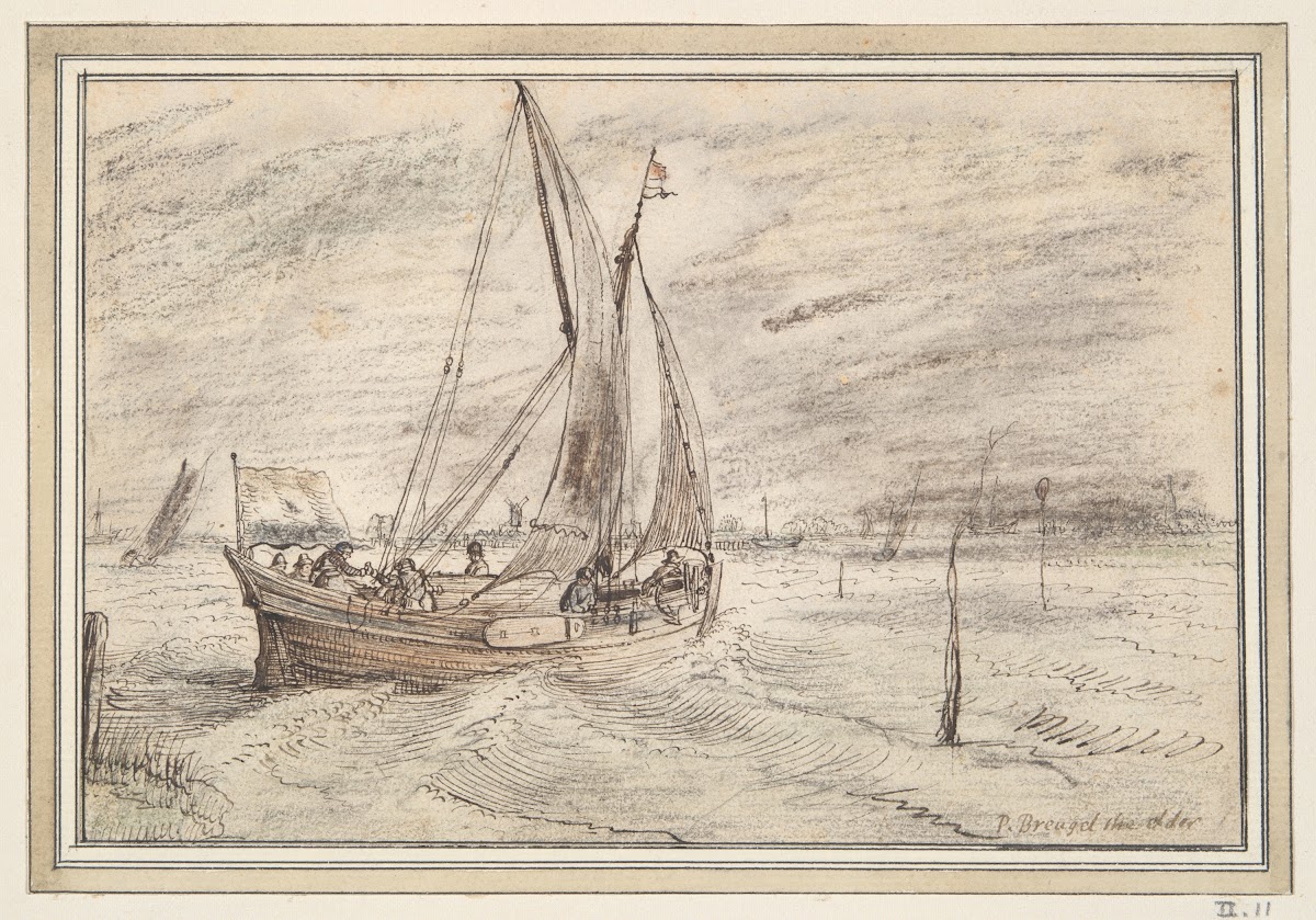 Boat Sailing in StormyWeather early 17thcentury