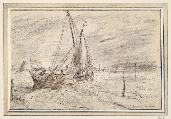 Boat Sailing in StormyWeather early 17thcentury