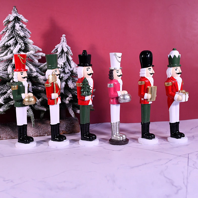 Nutcracker Soldier, 20.5 cm, modern design, resin