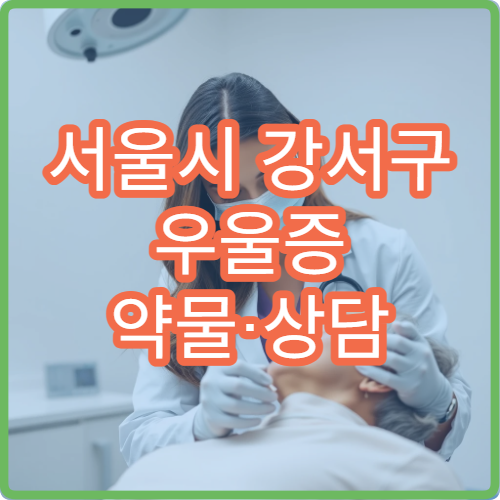 서울시 강서구 우울증 약물·상담 병행 집중 관리 정신건강의학과