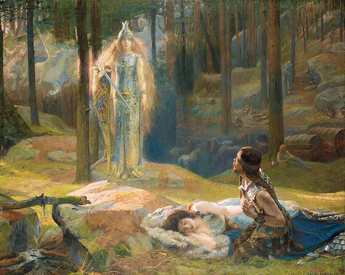The Revelation Brynhild Discovering Sieglind And Sigmund 1894