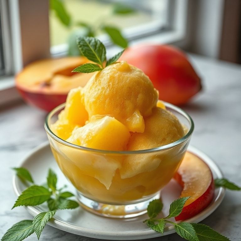 Fresh Mango Sorbet Recipe – 3 Ingredients, No Ice Cream Maker: Quick & Delicious Frozen Treat