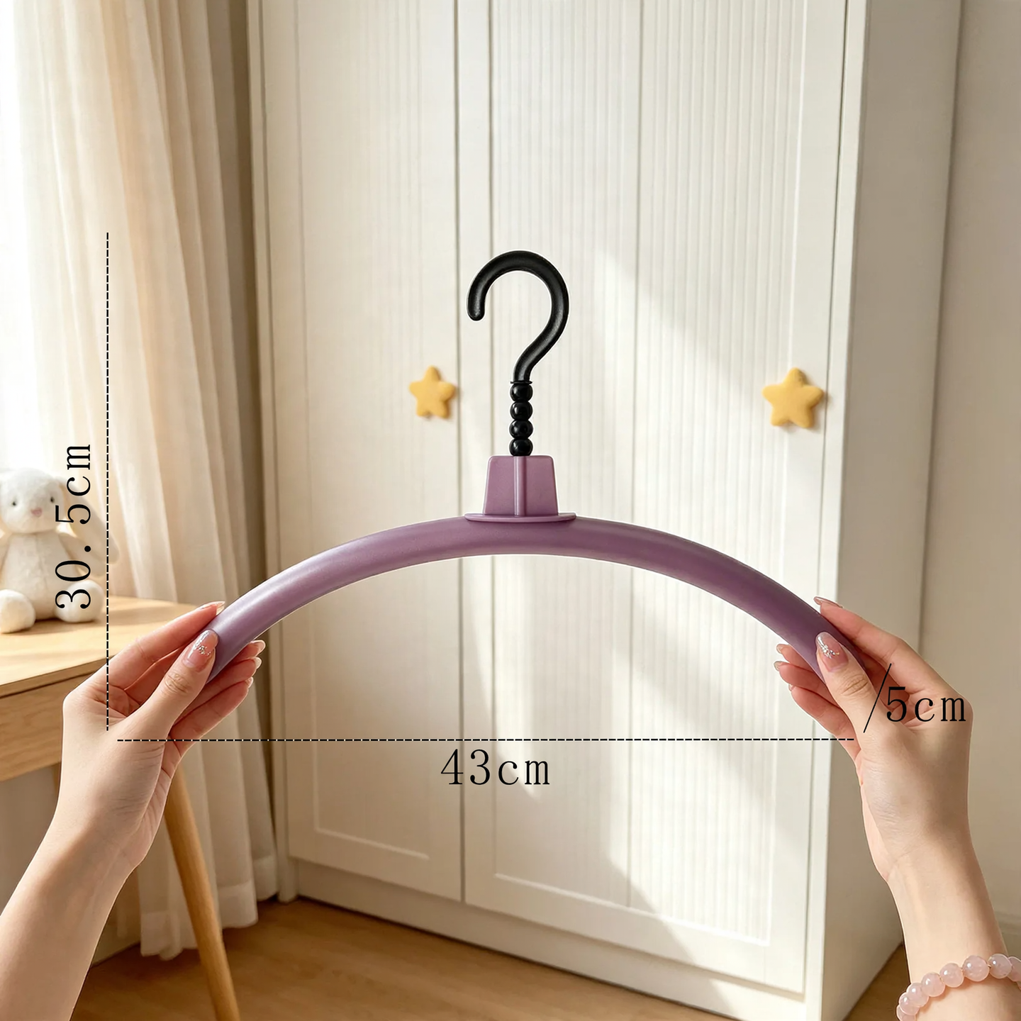 Hanger, Christmas tree shape, non-slip, ABS