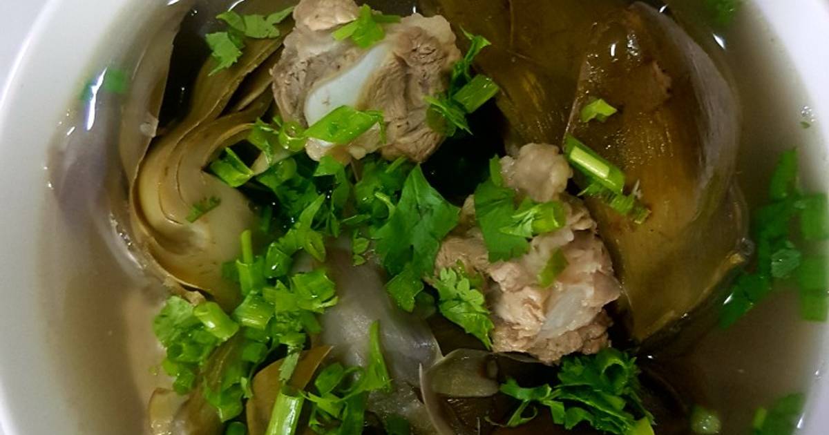Canh Atiso Nấu Sườn Non
