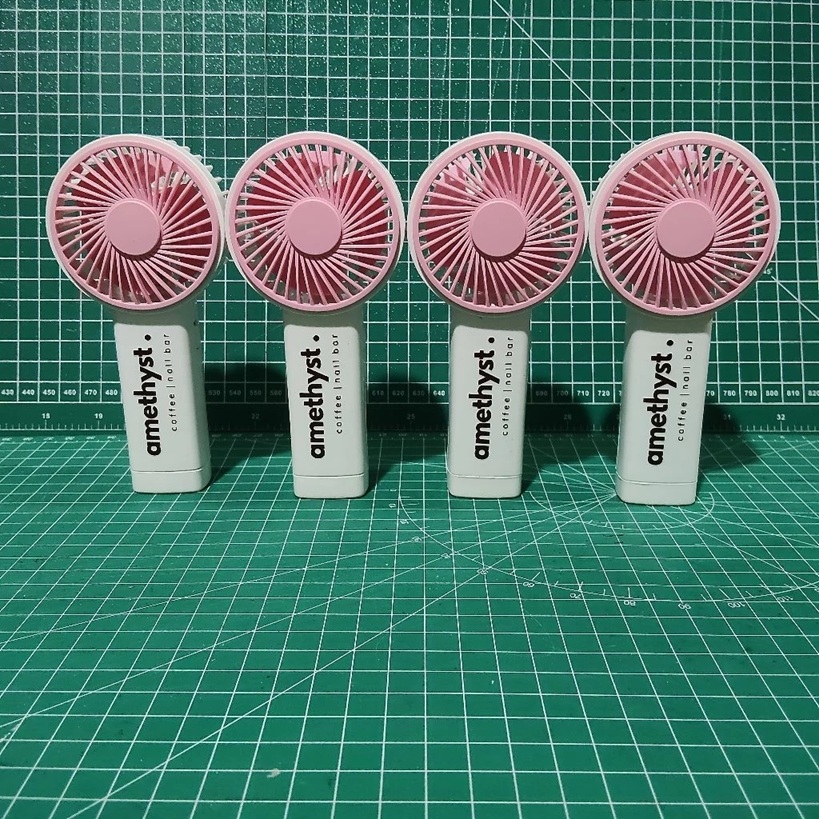 kipas mini portable costum/kipas souvenir/kipas costum logo — foto 1