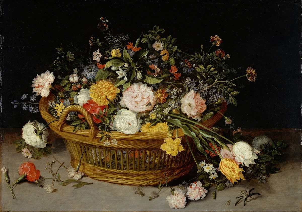 A Basket of Flowers 1620s