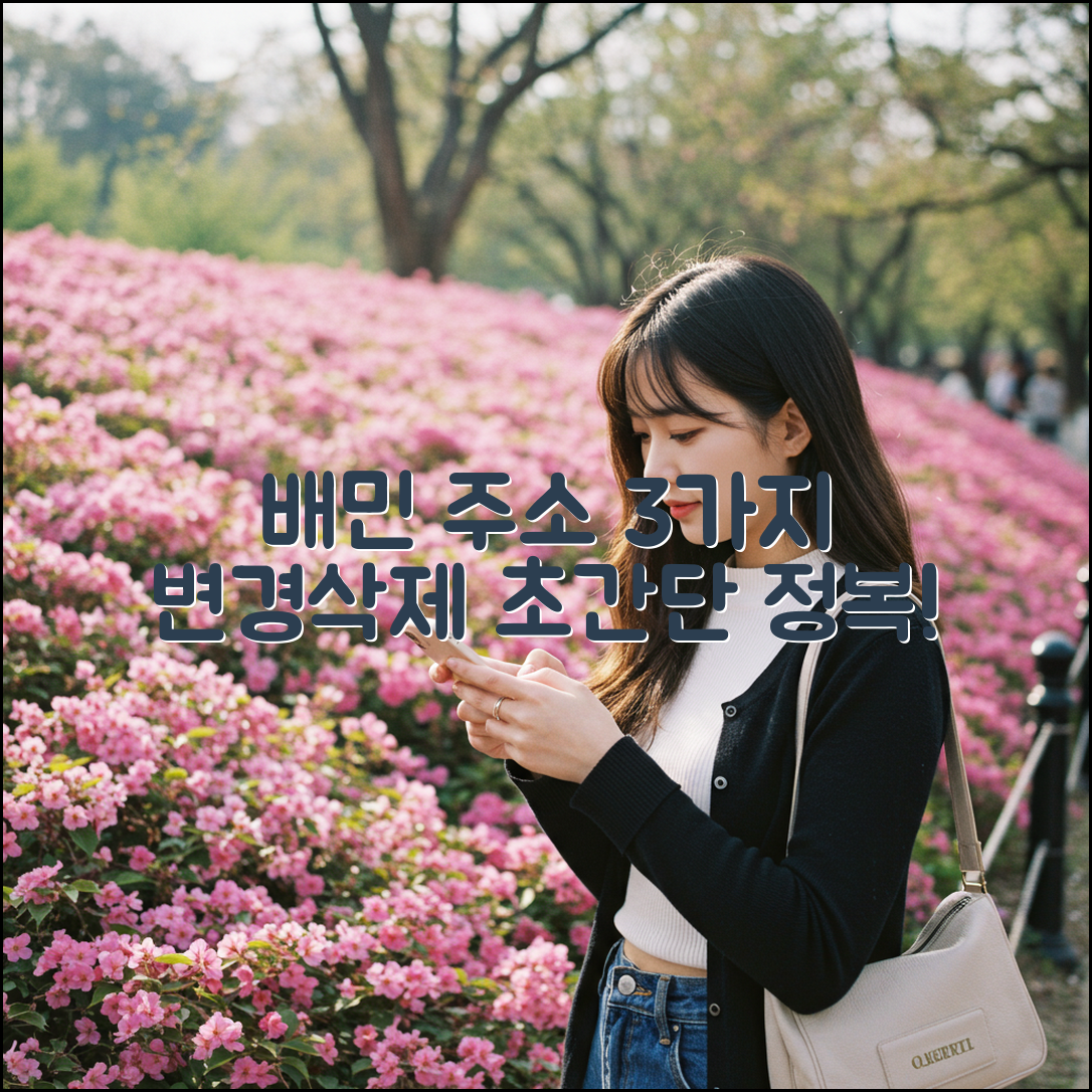 배민 주소 3가지 변경/삭제 완벽 정복!