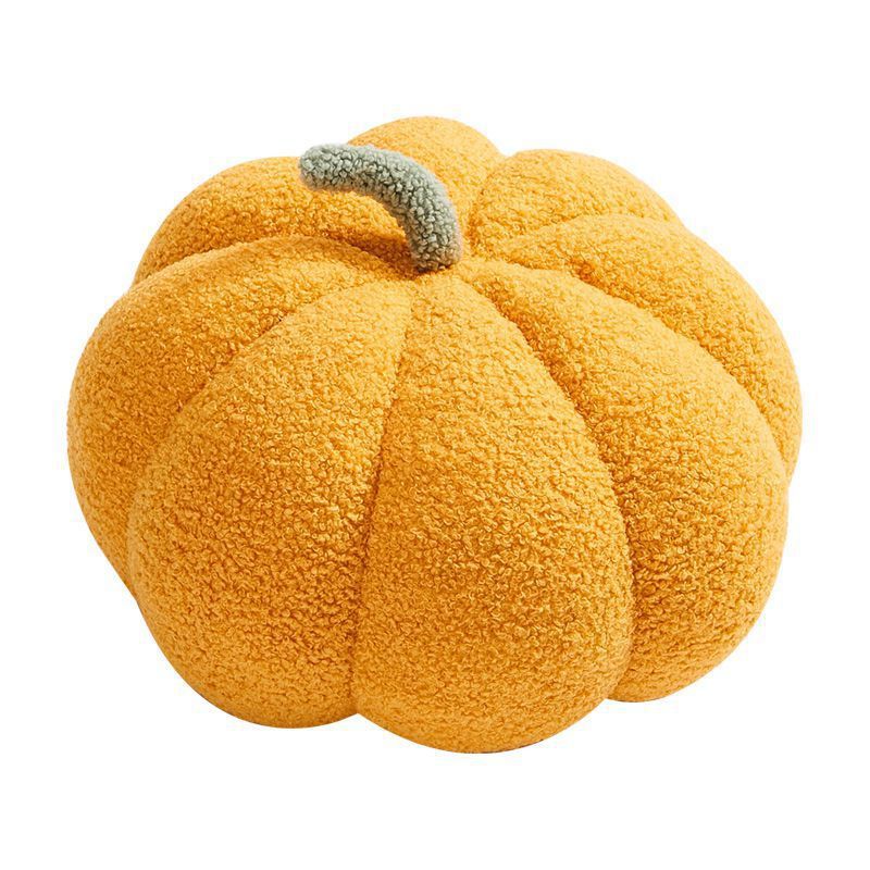 Plush Decorative Pillow Pumpkin Shape, 35 cm
