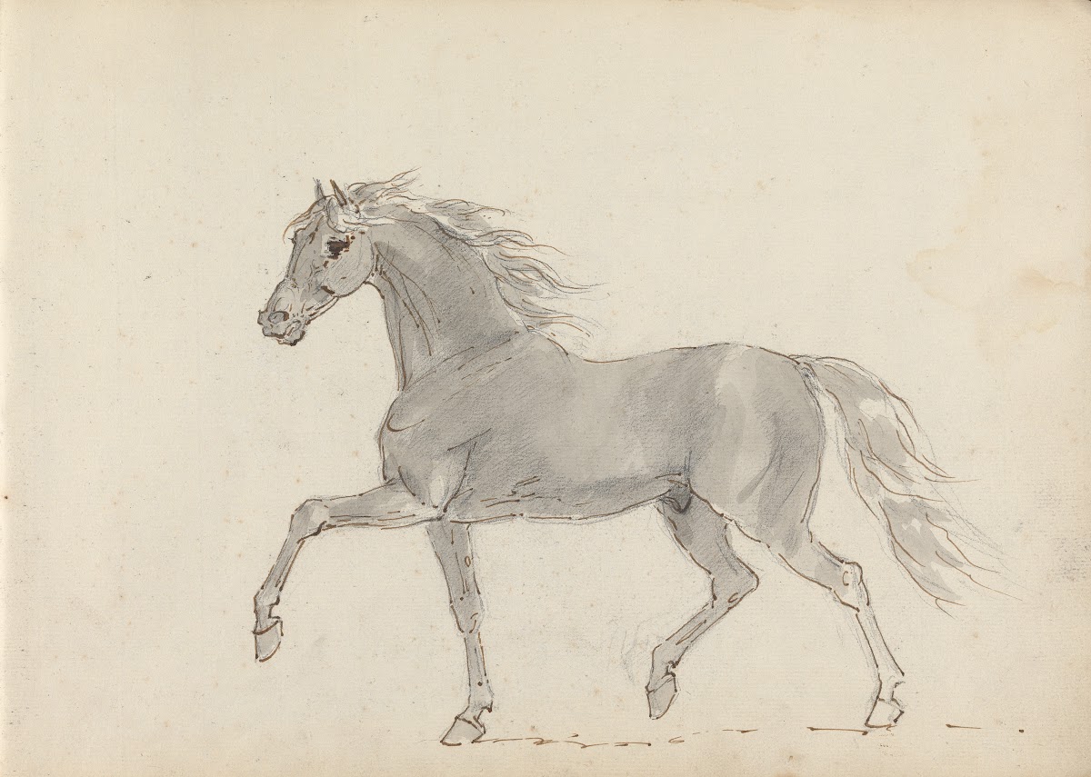 Fourty three Studies of Horses and Riders Pl09 1787