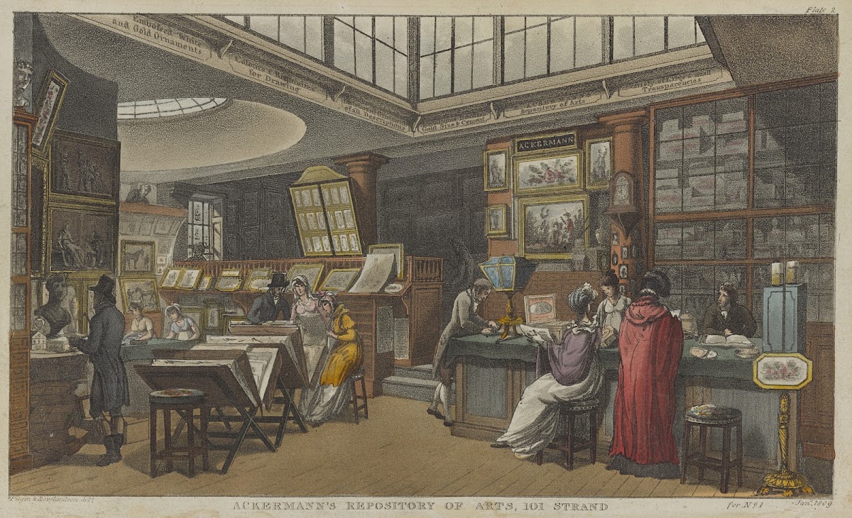 Ackermanns Repository of Arts 101 Strand 1809