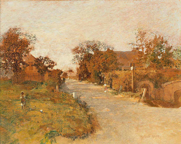 Motif of Feldsberg Lower Austria